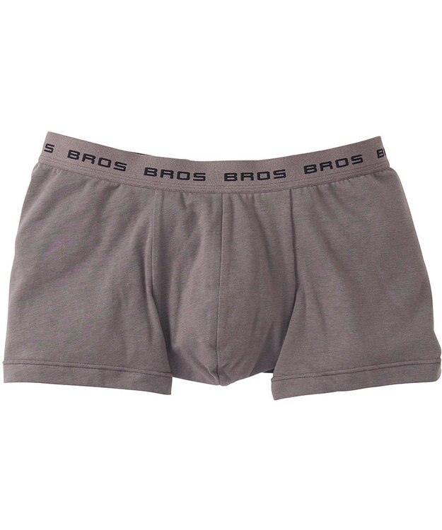 WACOAL MEN ボクサーパンツ オーガニック綿混(本体) フロント快適設計 肌あたり軽減設計 前閉じ 下着 GT3430 /ブロス バイ ワコールメン グレー