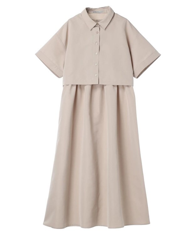 Green Parks armonia．ＳＥＴ２点　シャツワンピース Beige