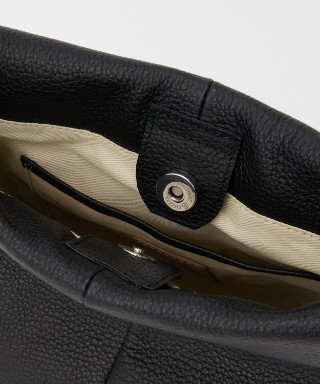 russet レザーミニショルダーバッグ(CE-1657) Black