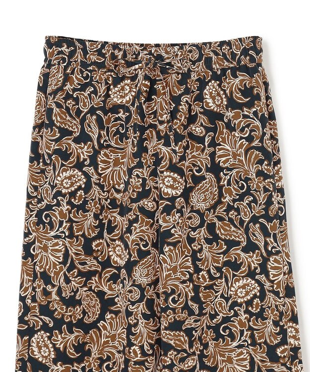 UNFILO 【ウエストゴム】プリント イージーパンツ ペイズリー