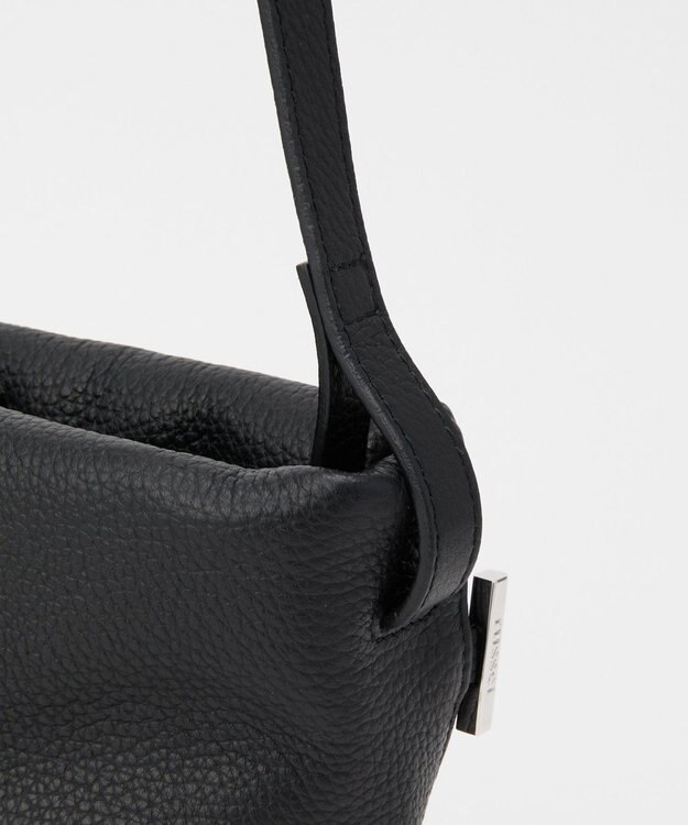 russet レザーミニショルダーバッグ(CE-1657) Black