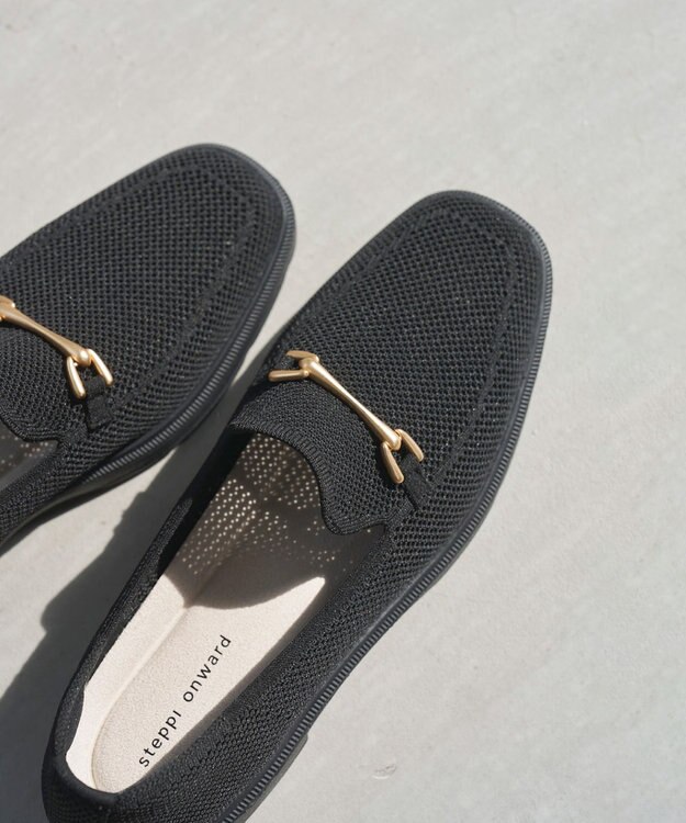 steppi ビットローファー ブラック