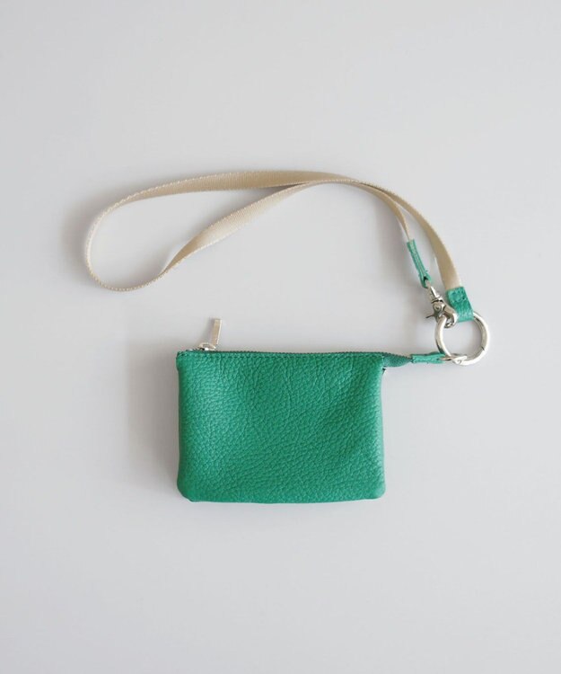 TIDEWAY MONTH WALLET WITH CORD ストラップ付きウォレット グリーン