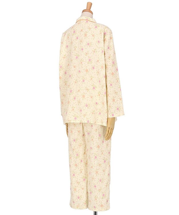 Wing パジャマ 綿100%(本体) 二重ガーゼ レディース 長袖 長ズボン EP5074 ウイング／ワコール クリーム