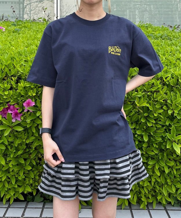 WEGO 【ユニセックス着用ITEM/MLサイズ展開】BENDAVISクラシックロゴT（SS） ネイビー