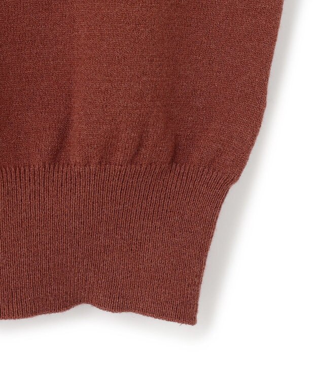 UNFILO MENS 【男女兼用】ライトウォームタートルネックニット ブラウン