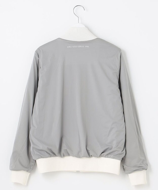 23区GOLF 【WOMEN】【リバーシブル】ノルディック柄　リバーシブル ブルゾン アイボリー系