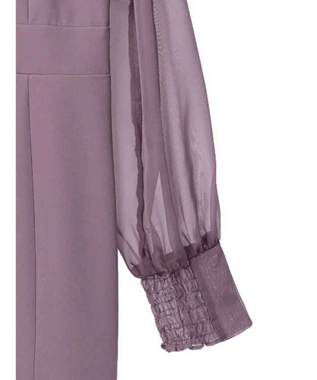 earth music&ecology ＳＥＴ２点シアーボレロ＋キャミワンピース Grayish Pink