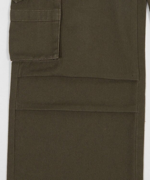 WEGO ポーチ付きウォッシュドカーゴパンツ カーキ