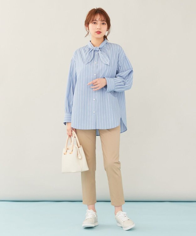 ANY SIS 【撥水加工】エバービューティ パンツ ライトベージュ