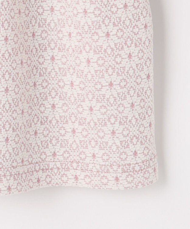 組曲 KIDS 【80-90㎝】 フロストフラワージャガード セットアップ ラベンダー