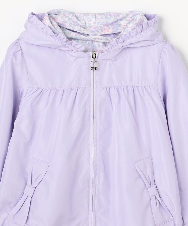 ANY KIDS 【フード取り外し/洗濯機可能】撥水加工リバーシブルゾン ラベンダー