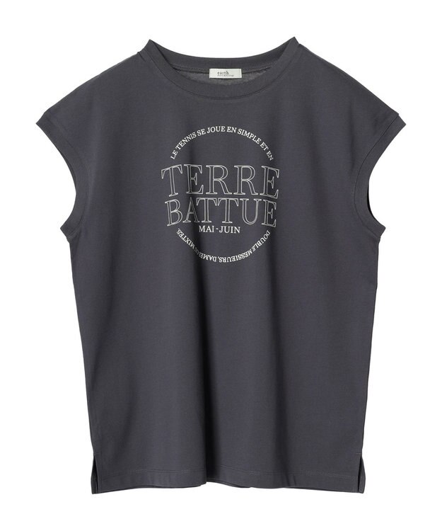 earth music&ecology ＴＥＲＲＥ　ＢＡＴＴＵＥ　フレンチＴ Charcoal Gray