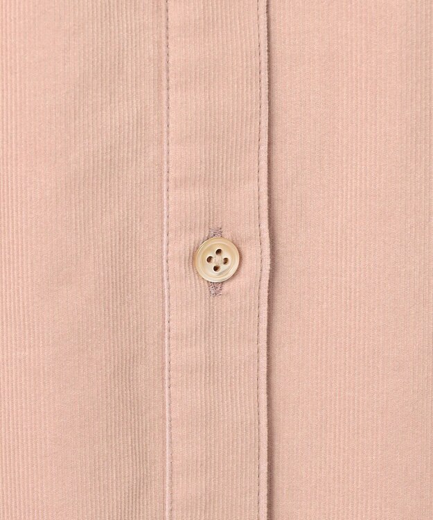 J.PRESS LADIES スプリングシャツコール コーデュロイ シャツ ピンク系