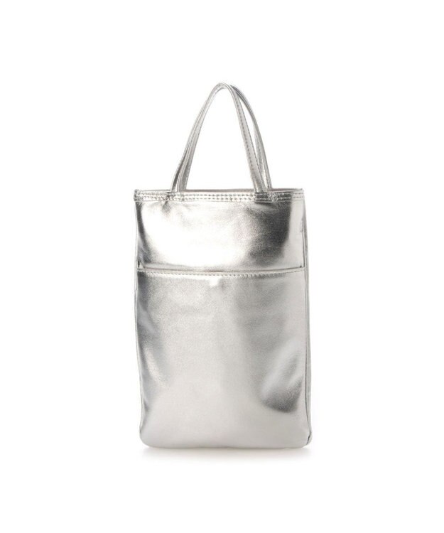 UNBILLION 【テレビ ドラマ着用アイテム】ペルケ perche / シーププリーツパール付き2wayミニショルダー シルバー