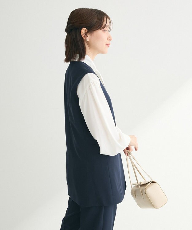 Green Parks ef-de ジレジャケット Dark Navy