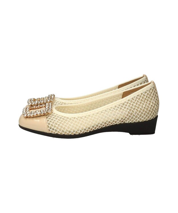 Bridget Birkin 【Bridget Birkin Walk】ビジューモチーフメッシュパンプス アイボリーコンビ