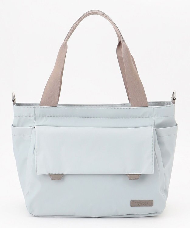 Y'SACCS ダブルタブ　トラベル2WAYトートバッグ ライトグレー