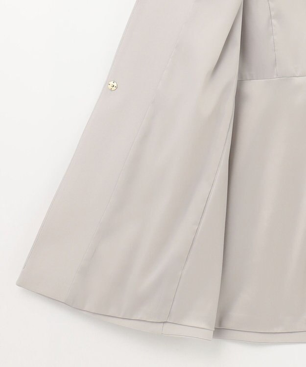 自由区 【セットアップ対応・洗える】トリアセダブルクロス ジレ ライトグレー系