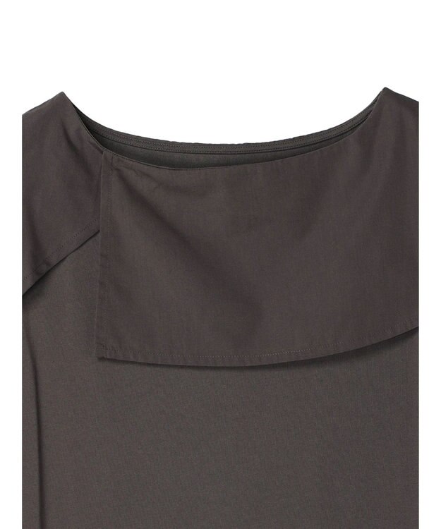 Green Parks オフショル風カットプルオーバー Gray