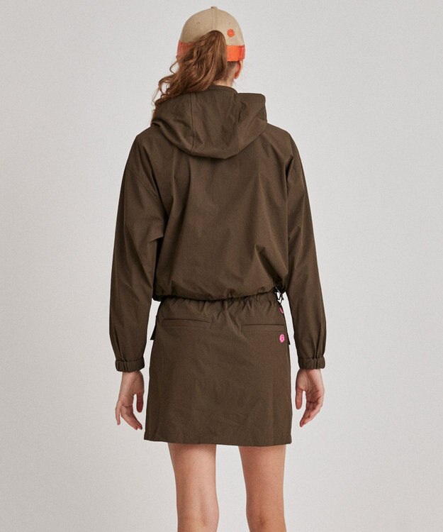 PW CIRCULUS 【撥水加工/軽量/ストレッチ】【WOMEN】ビッグポケット スカート ダークブラウン系