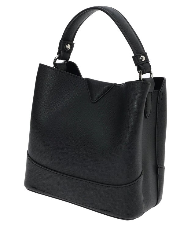 Green Parks ＯＴＯ．ＨＡ．両アオリポケットハンドバッグ Black