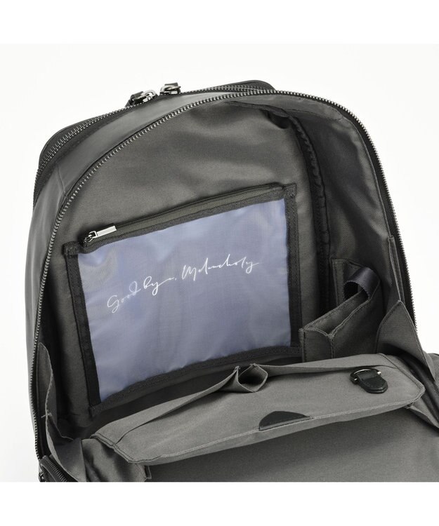 ACE BAGS & LUGGAGE W&.Day/Night ピルクエット レザーリュック A4サイズ 13.3インチPC収納 19011 ダブルアンドデイナイト ブラック