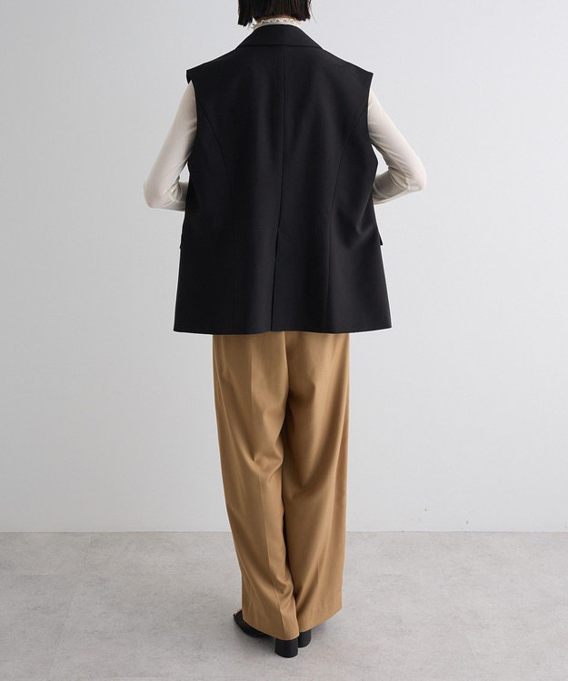 Green Parks テーラードベスト Black