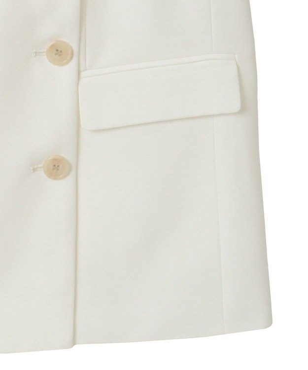 Green Parks テーラードベスト Off White