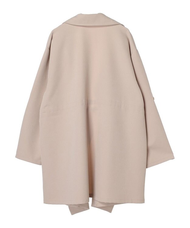 earth music&ecology ニュアンスビッグカラーコート Beige