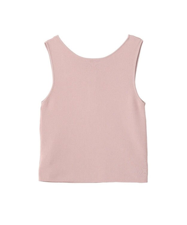 YECCA VECCA [UVカットマシンウォッシャブル]アンサンブルニット Pink