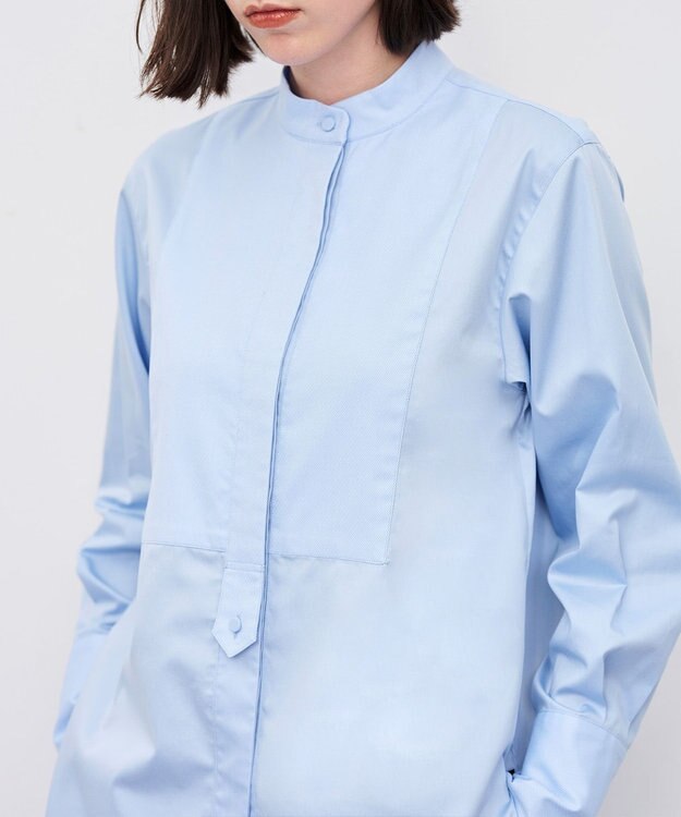 uncrave ブロードクロス ドレスシャツ サックス