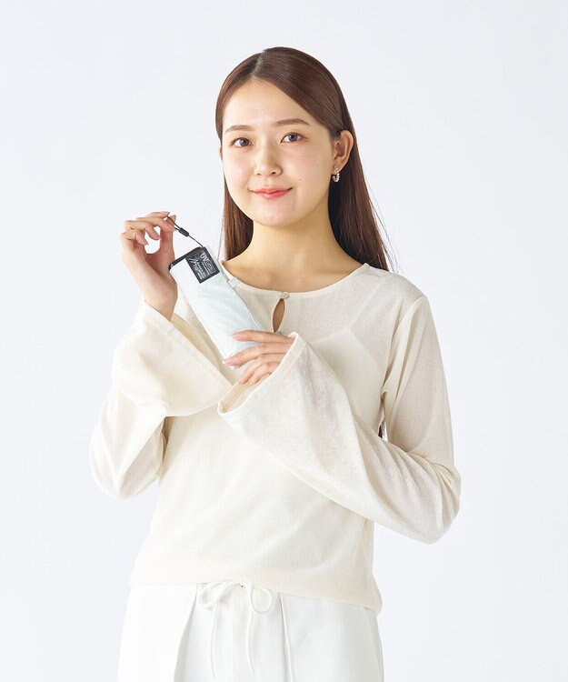 MOONBAT 【遮光100％/超軽量】マジで軽い傘 晴雨兼用折りたたみ日傘 マジカルテックプロテクション 5Flat50 ホワイト