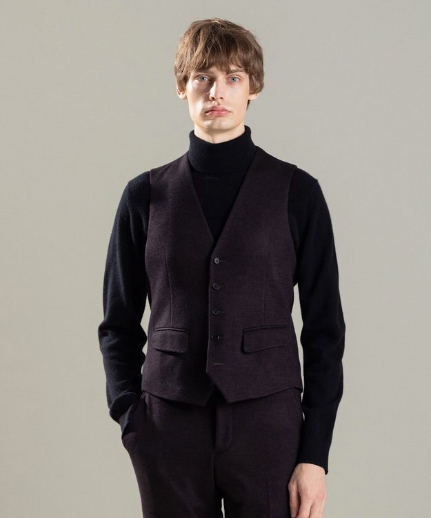 JOSEPH HOMME ドビージャージー　ジレ ダークブラウン系