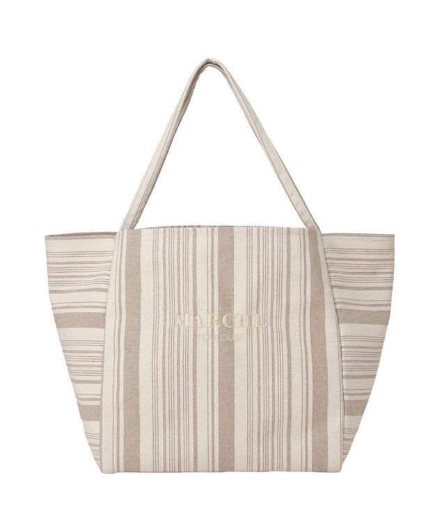 earth music&ecology マルシェトートバック Beige