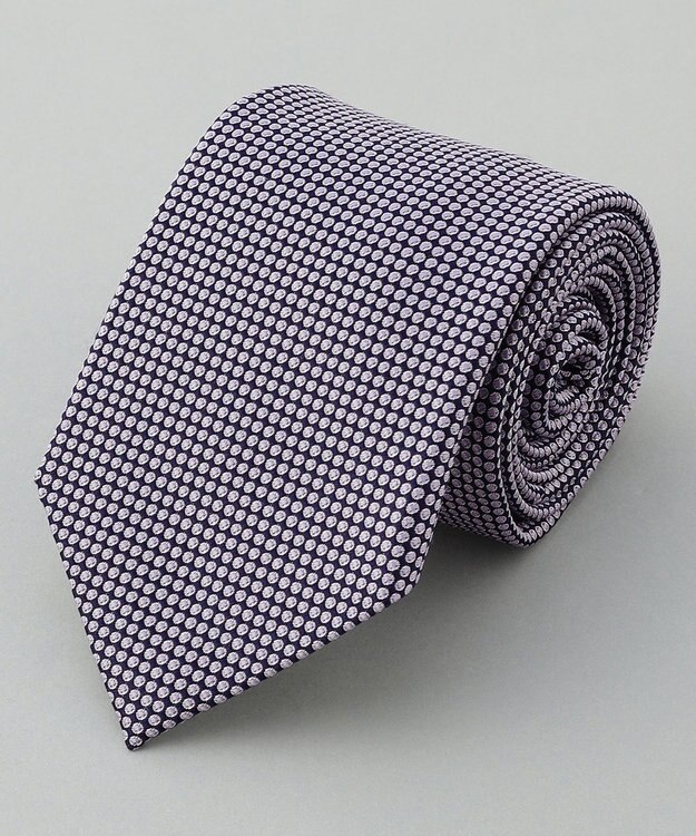 GOTAIRIKU GOTAIRIKU別注【日本製】シルク ネクタイ_小紋柄 パープル系8