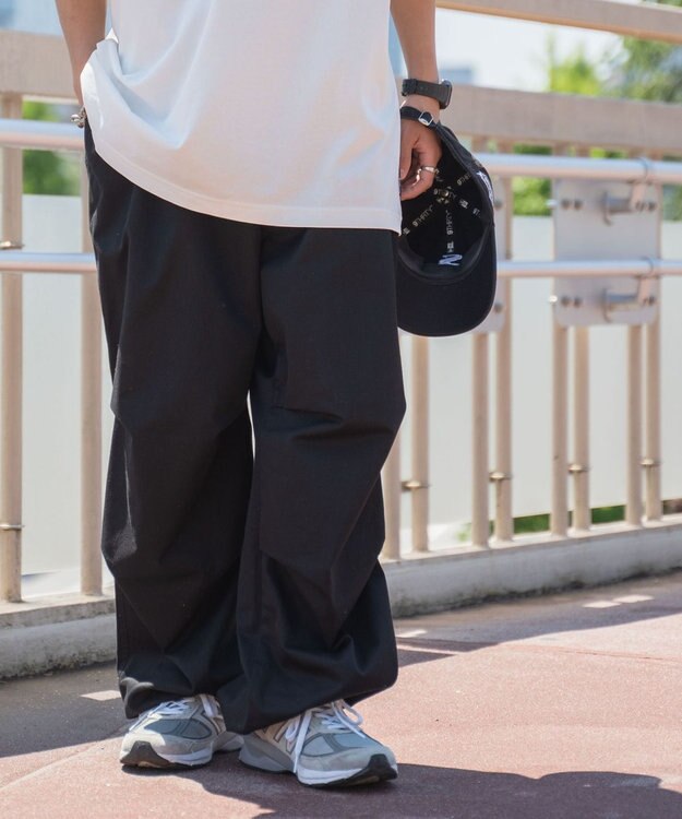 WEGO ワイドミリタリーパンツ ブラック