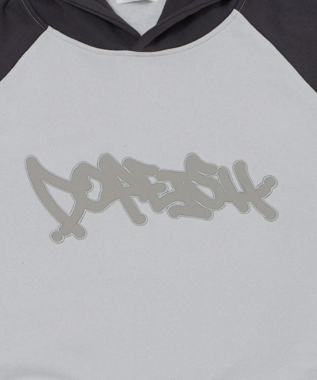 WEGO ラグランプルパーカー スミクロ