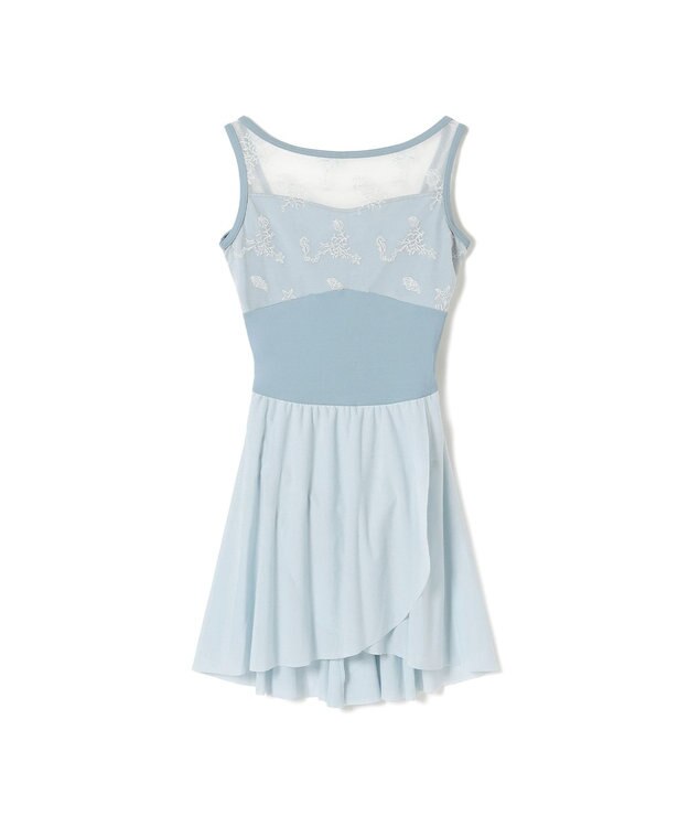 Chacott スカート付レオタード ターコイズブルー