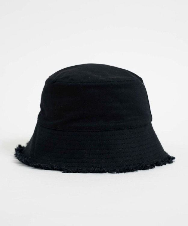 WEGO 2WAYフリンジバケットハット ブラック