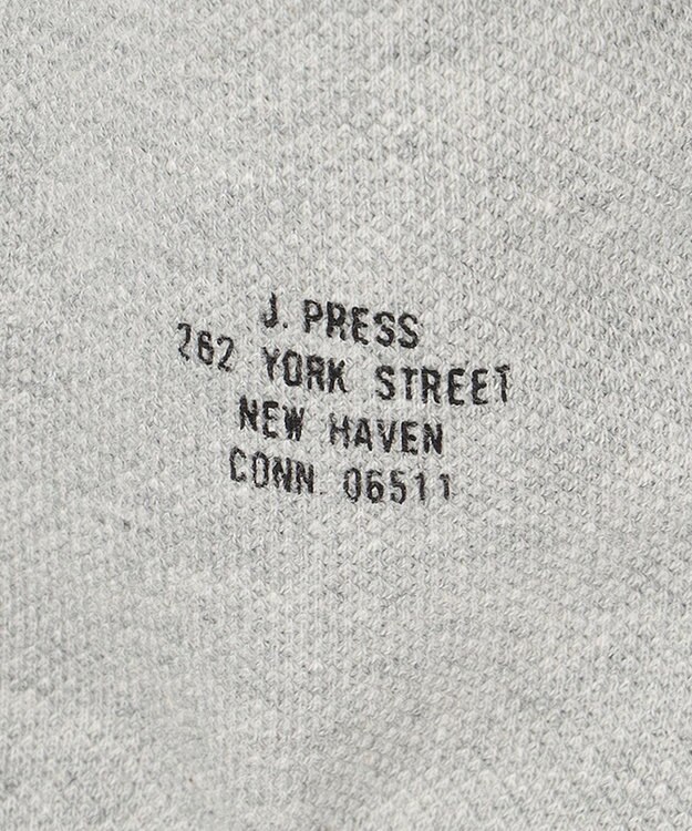 J.PRESS MEN フルジップパーカー ライトグレー系