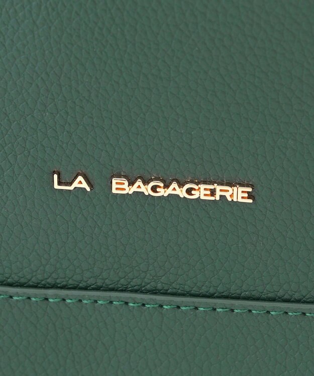 LA BAGAGERIE フロント金具デイリーリュック グリーン