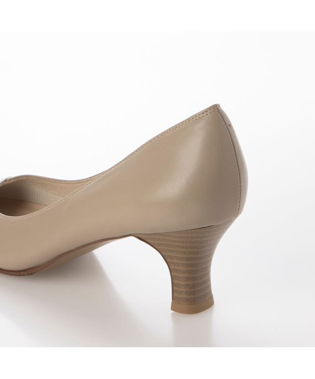 Riz raffinee <Riz raffinee>異素材ポインテッドトゥコンビパンプス ベージュビー