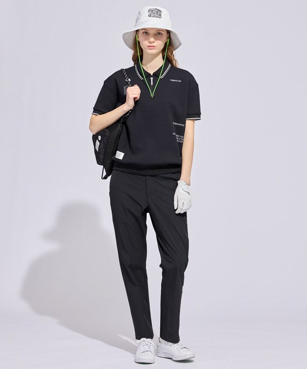 PW CIRCULUS 【WOMEN】ストレートパンツ ゴルフウェア レディース ブラック系