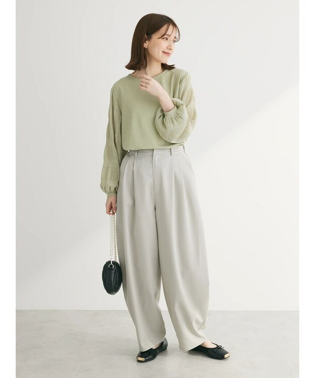 Green Parks ・ＥＬＥＮＣＡＲＥ　ＤＵＥ　カーブパンツ Light Gray