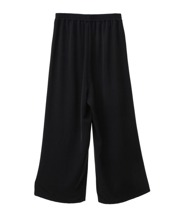 Green Parks ■ＥＳＣＡＲ　センターフリルワイドパンツ Black