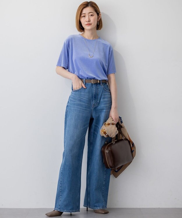 23区 【滝沢眞規子さん着用/VERY掲載】メタルループ ベルト ベージュ系