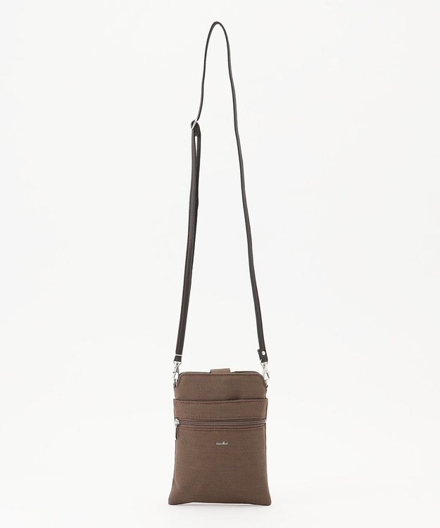 airlist 【軽量・エコ素材】スマホポシェット  Linere リンネル ココア