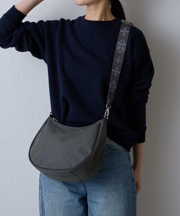 russet ＜360g/撥水性あり＞ コーデュラナイロン2wayショルダーバッグ(CE-1537) Gray