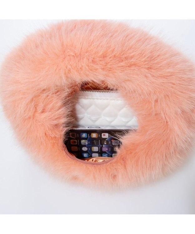 UNBILLION カカトゥ kakatoo / オーバルファーバッグ オレンジ